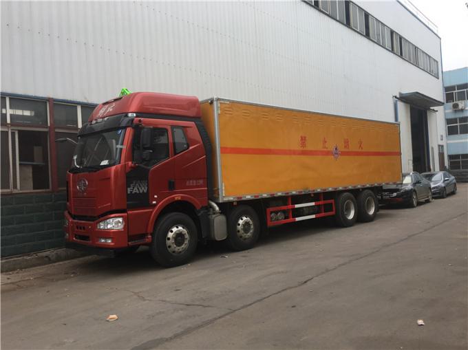 Harte Beanspruchung FAW 8x4 31 Tonnen verschiedene gefährliche Warenpackwagen-Lieferwagen