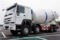 Zement-mischende Ausrüstung 8×4 371 HP Euro-II, LKW brachte Mischer mit Fahrerhaus HW76 an