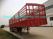 Anhänger-hohe Wand-Zaun-LKW der Bulkladungs-Transport-harten Beanspruchung halb 60 Tonne