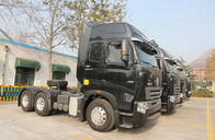 Schwarze LKWs Sinotruk Howo Traktor-6x4 für die normalen/starken Straßen ZZ4257V3247N1B