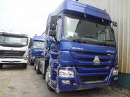 Blaue Sattelzug 6x4 Truckwith ZF8118 des Euro-2 Technologie ließ Hand-Antrieb