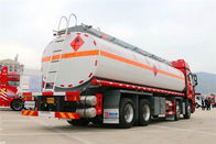 Der großen Kapazitäts-8x4 FAW rote Farbe Dieselkraftstoff-Speicher-Tankwagen-des Euro-III