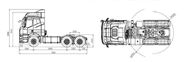 des 800L Kraftstofftank-10W FAW Liter 420HP Traktor-Kopf-Anhänger-LKW-des Modell-CA4250 11