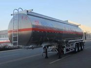 Aluminiumlegierung 45000 Liter Hochleistungsheizöl-Behälter-Anhänger-mit 45 - 80 Tonnen Ladegewicht-