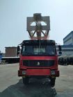 BZC400CHW LKW angebrachte Fahrgestelle der Wasser-Brunnenbohrungs-Anlagen-400m der Saattiefe-SINOTRUK
