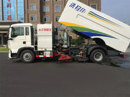 Straßen-Kehrmaschine-Fahrzeug-Kehrmaschine-LKW ZZ1187K501GE HOWO mit Hochdruckwasser-Pumpe