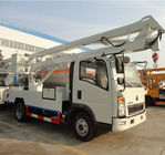 Meter-Höhen-Luftarbeit-Plattform-Arm-Aufzug-Eimer-LKW HOWO 8-24 8 Tonnen Dieselkraftstoff-Art-