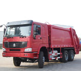 Roter Howo-Müllabfuhr-LKW, Kubikverdichtungsgerät-LKW des abfall-6 - 19
