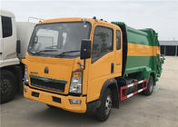 Abfall-Verdichtungsgerät-LKW HOWO 4X2 8m3/5 Tonne drückte Müllwagen zusammen