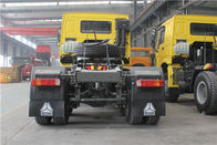 Gelber Traktor-LKW Sinotruk Howo 6x4 mit Maschine WD615 und Fahrerhaus HW76