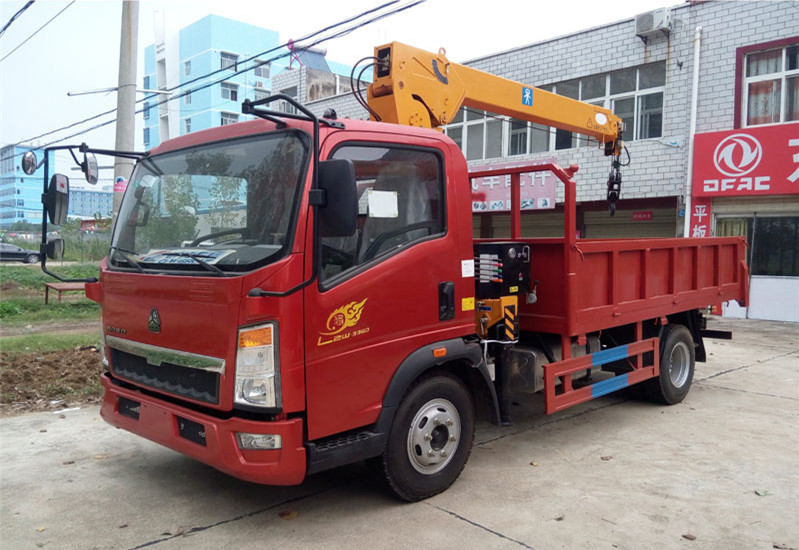 4x2 2 Tonnen-Boom-LKW-Kran/Licht-Lastwagen angebrachter Kran mit WLY6T46 Getriebe
