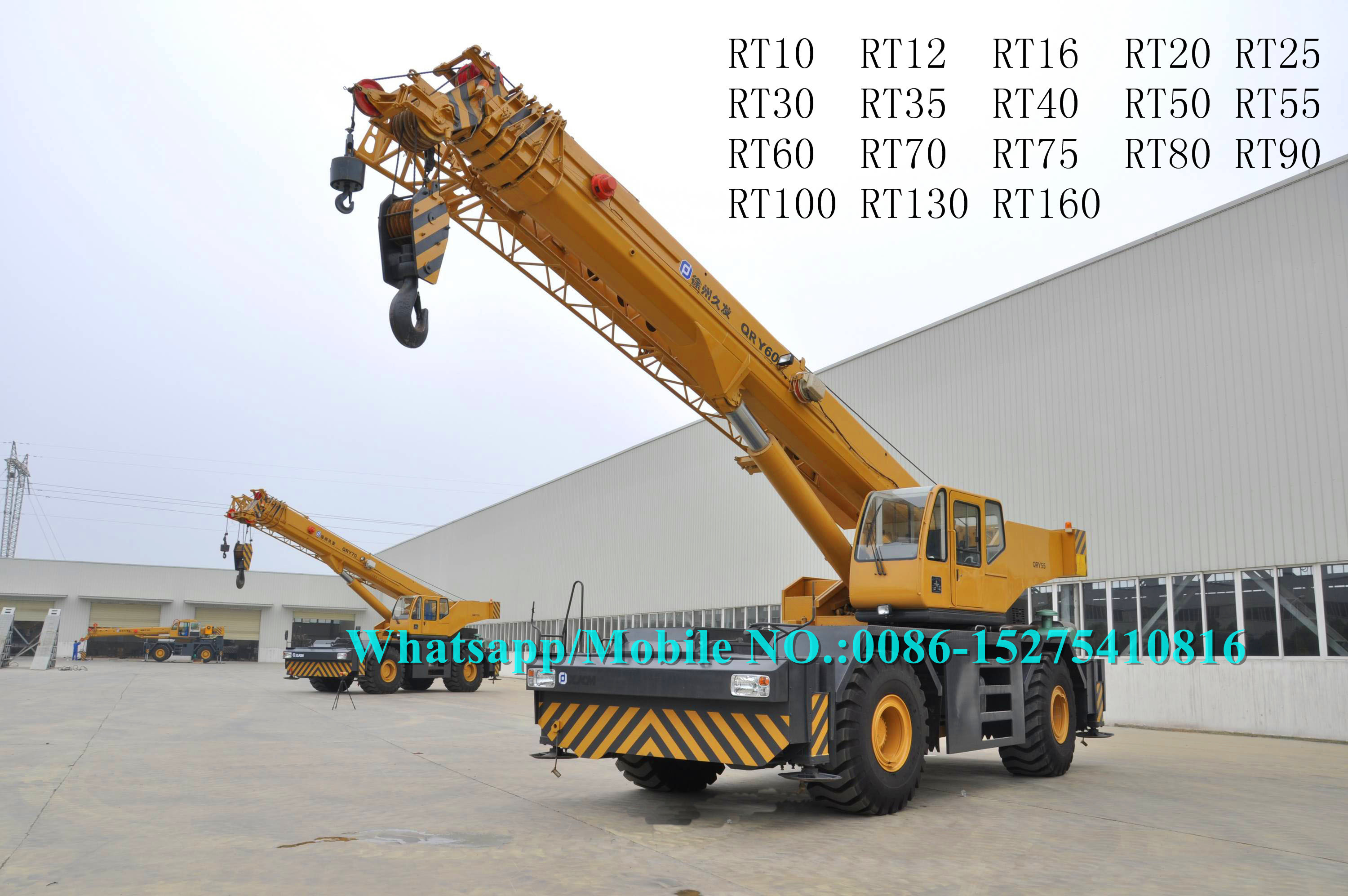 Unbegrenzter Boom-LKW-Kran XCMG des Schwingen-360° 60 Tonnen-Tragfähigkeit RT60 RT60A