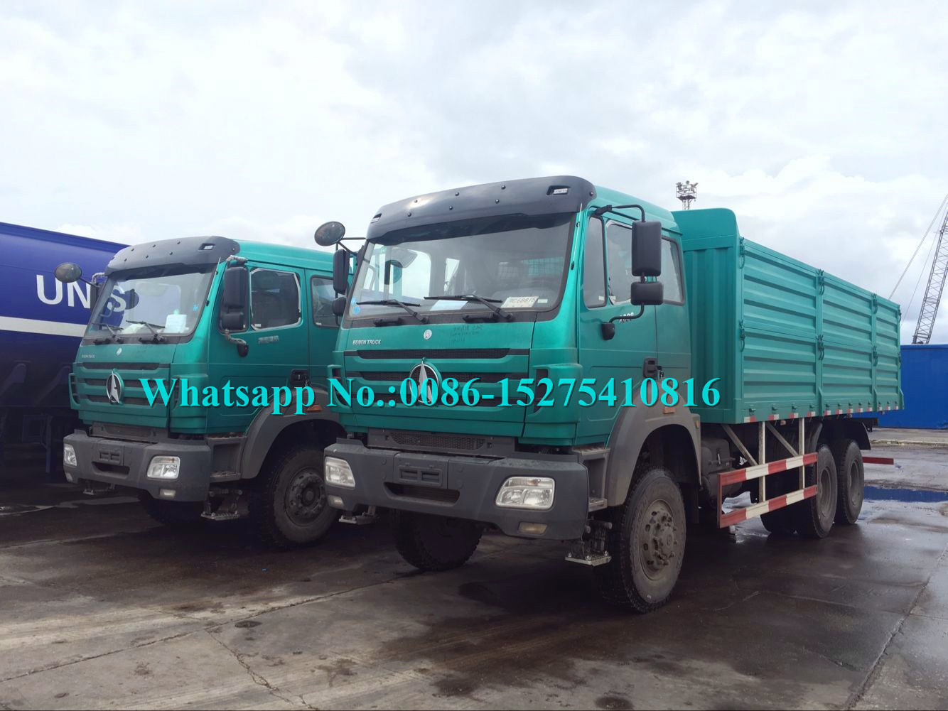 25-30 des Tonnen-grüne Farbe ND1255B50J der Nordbenz-Schwergut-LKW-2642 Zitronen-420hp