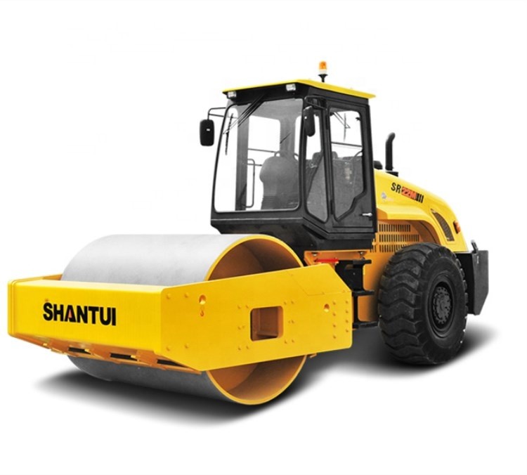 Gelbes Shantui 22 Trommel 120Kw der Tonnen-Straßen-Baumaschinen-SR22MA eins
