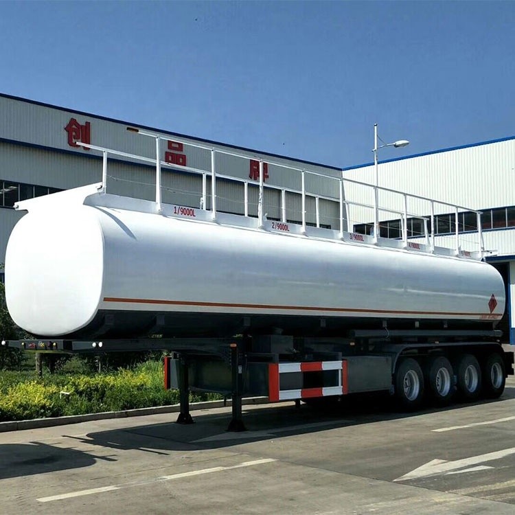 42000 Liter der Heizöl-Behälter-harten Beanspruchung halb Anhänger-mit Kohlenstoffstahl Matrrial und FUWA-Achse