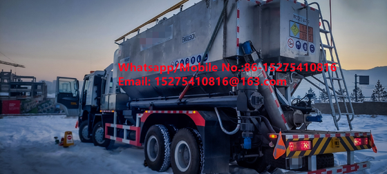 Hocheffiziente Ladekapazität 15/20/25 Tonnen Schweres Ammoniumohlenexplosive Bulk Truck MMU MEMU Für die Mongolei DR KONGO PERU Ghana Bergbau Blasting
