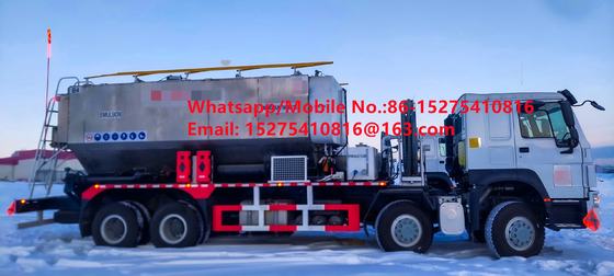 Gute Wertschöpfung Sicherheit Zuverlässigkeit Lauffläche Massenlastwagen 15/20/25Ton Schweres Ammoniumohlenexplosive Emulsion ANFO LKW MMU MEMU Für die Mongolei DR KONGO PERU Ghana Bergbausprengung BCLH/BCRH/BCZH