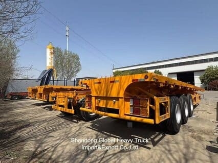 20FT/40FT/45FT 2/3/4 Achsen Container / Ladung Flatbed / Plattform / Flat Deck Semi-Truck Anhänger