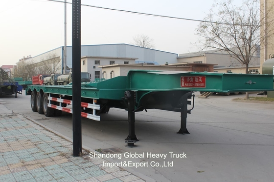 China Herstellung Neuer 3-Achsen 20FT 40FT Container Anhänger Flatbed Truck Anhänger