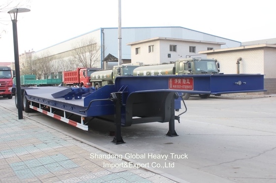 China Herstellung Neuer 3-Achsen 20FT 40FT Container Anhänger Flatbed Truck Anhänger