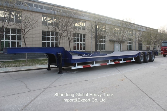 China Herstellung Neuer 3-Achsen 20FT 40FT Container Anhänger Flatbed Truck Anhänger