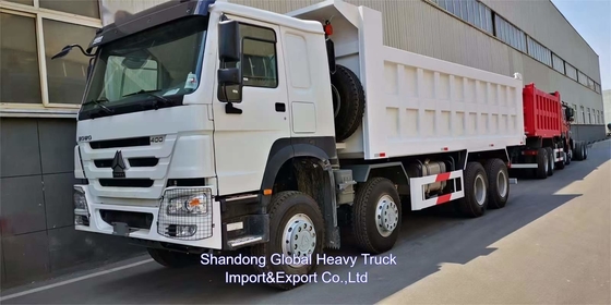 Chinesischer Sinotruck Howo 400 PS Tipper 8x4 Mini 60 Tonnen Canter neuer Müllwagen