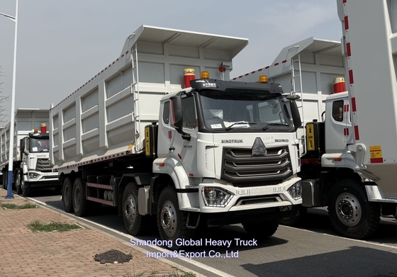 Chinesischer Sinotruck Howo 400 PS Tipper 8x4 Mini 60 Tonnen Canter neuer Müllwagen