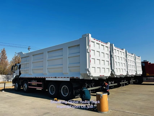 Chinesischer Sinotruck Howo 400 PS Tipper 8x4 Mini 60 Tonnen Canter neuer Müllwagen