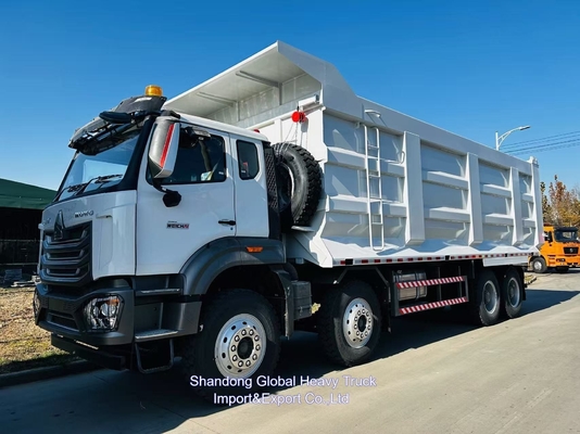Sinotruck Howo 50 Tonnen Dump Trucks 8x4 375 PS Euro2 Schwerlastwagen Neue und gebrauchte Dump Tipper Trucks