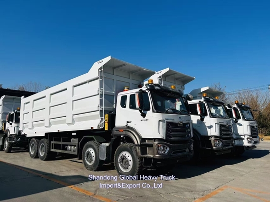 Sinotruck Howo 50 Tonnen Dump Trucks 8x4 375 PS Euro2 Schwerlastwagen Neue und gebrauchte Dump Tipper Trucks