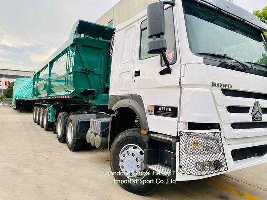 10 Räder 6X4 40t Sinotruk HOWO Container Frachtanhänger Traktor Kopf Lkw