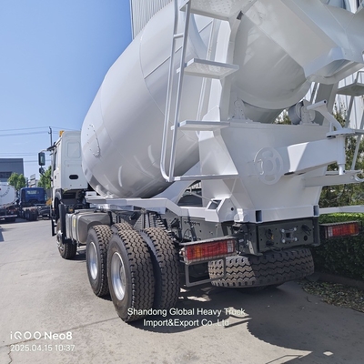HOWO 8 Kubikmeter Zementmischer Pumpenmaschine Gebrauchtbeton-Zementmischer-Lkw zum Verkauf