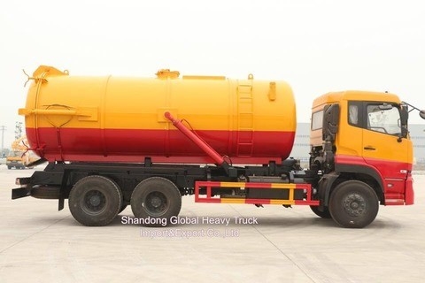 Gutes Preis Dongfeng Fahrzeuge 6*4 Saug-Abwasserbehälter Vakuumkombination Abwasserreiniger