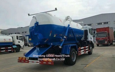 Dongfeng 4cbm 4*2 Abwassersaugfahrzeug Abwassersaugfahrzeug Vakuumtankschiff