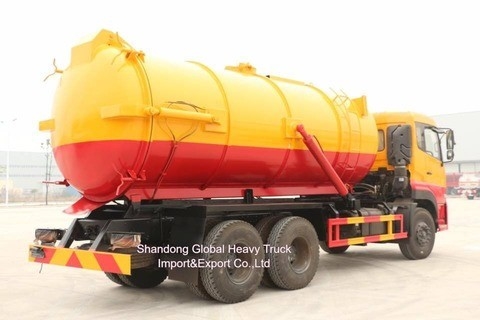 Dongfeng 6*4 in gutem Zustand 290 PS Vakuum-Abwassersauger Tankwagen Abwassersauger