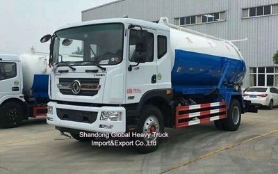 Dongfeng 4cbm 4*2 Abwassersaugfahrzeug Abwassersaugfahrzeug Vakuumtankschiff