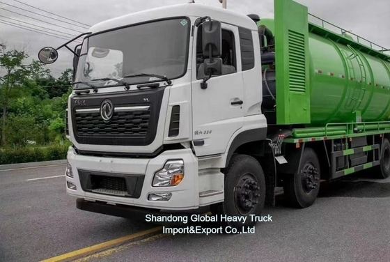 Fabrikpreis 8*4 380 PS Abwassersauger Dongfeng Chassis 18000L Tank