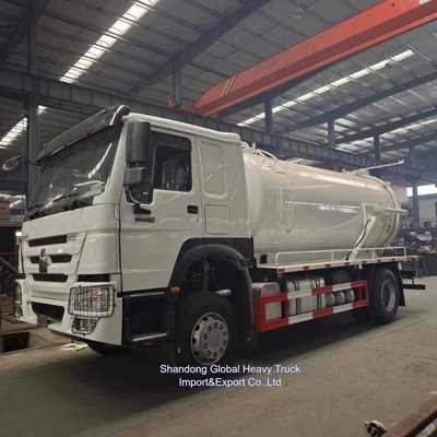 Neuer HOWO Abwassersauger 12000-Liter Kombinationsvakuum-Jetter-Truck zum Verkauf