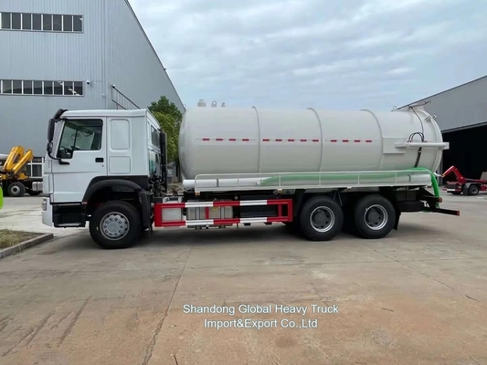 Sinotruk HOWO 6X4 20cbm Abwassersaug-Vakuum-Tankwagen