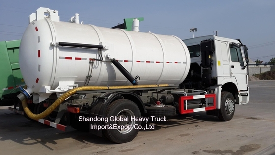 Neuer HOWO Abwassersauger 12000-Liter Kombinationsvakuum-Jetter-Truck zum Verkauf