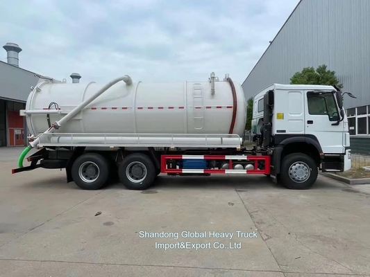 Sinotruk HOWO 6X4 20cbm Abwassersaug-Vakuum-Tankwagen