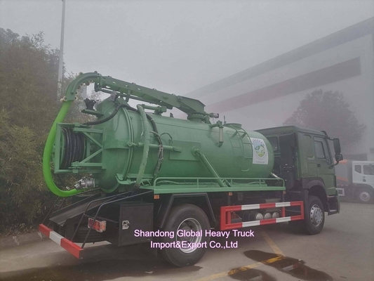 Sinotruk 371HP 18000L Vakuum Abwassersaug-Suction Tankwagen