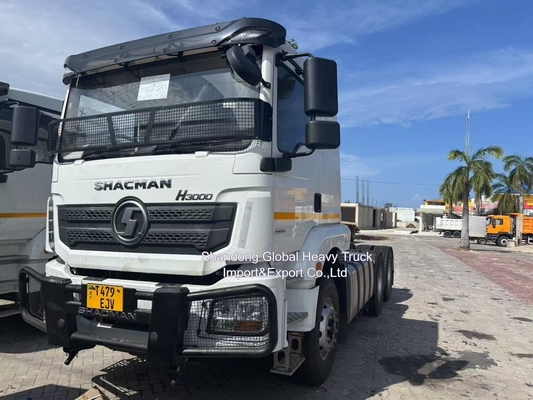 6X4 Links- oder Rechtsantrieb 380 PS Shacman F3000 Tractor Trailer Gebraucht Tractor Head Truck