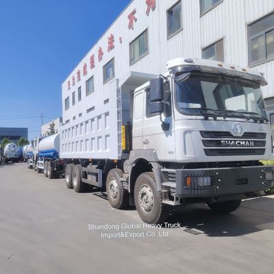 Guter Zustand 8*4 10-Rad 380PS manueller Diesel-Muldenkipper-Bergbau-LKW Euro3 Shacman F3000 Muldenkipper