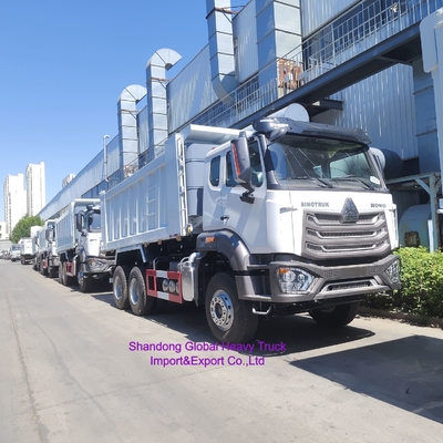 12 Räder Hohan Gebraucht Sinotruk HOWO 8X4 Ex N Nx Dump Tipper Truck 371HP 380HP