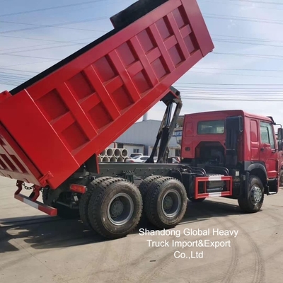 Gebrauchter HOWO Kipper, rot, 380 PS/400 PS, auf Lager