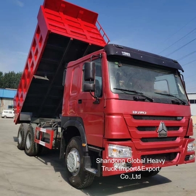 Gebrauchter HOWO Kipper, rot, 380 PS/400 PS, auf Lager