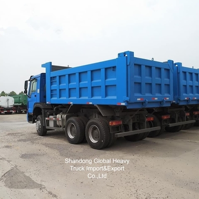 Gebrauchtes Global HOWO-Dump Truck Neues blaues Großes 35 Tonnen-Dump Truck
