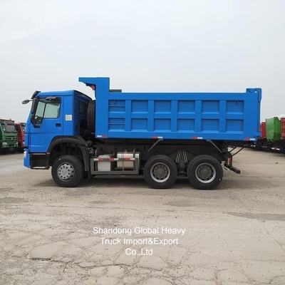 Gebrauchtes Global HOWO-Dump Truck Neues blaues Großes 35 Tonnen-Dump Truck