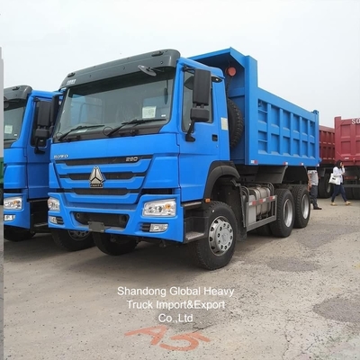 Gebrauchtes Global HOWO-Dump Truck Neues blaues Großes 35 Tonnen-Dump Truck